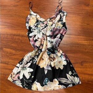 Floral Spaghetti Strap Dress